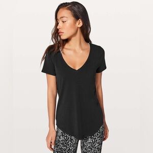 Lululemon Athletica Black Short Sleeve Tee Essential